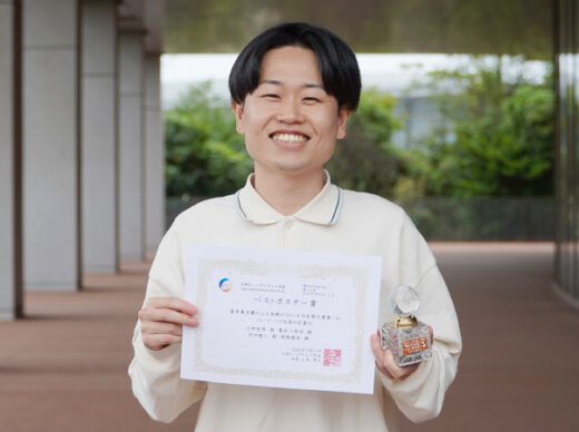 都市の暑さと電力の“悪循環”に挑む！日本ヒートアイランド学会 ベストポスター賞受賞【理工学研究科環境システム学専攻 博士前期課程 小林拓渡さん】